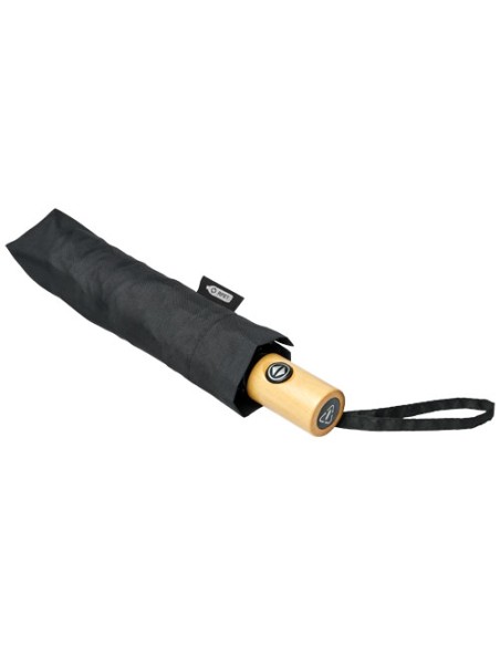 Ombrello pieghevole Bo da 21" ad apertura/chiusura automatica in PET riciclato