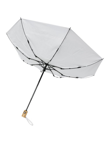 Ombrello pieghevole Bo da 21" ad apertura/chiusura automatica in PET riciclato
