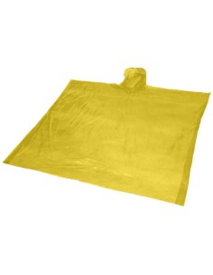 Poncho impermeabile monouso in materiale riciclato certificato GRS con custodia Mayan 