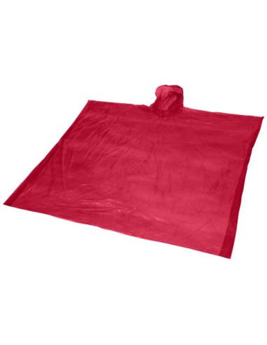 Poncho impermeabile monouso in materiale riciclato certificato GRS con custodia Mayan 