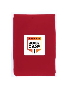 Poncho impermeabile monouso in materiale riciclato certificato GRS con custodia Mayan 