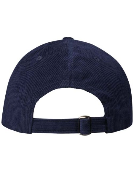 Cappellino a 6 pannelli in velluto a coste in tessuto riciclato da 280 g/m² Hutton