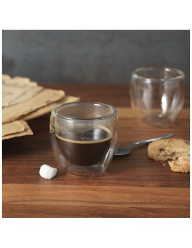 Set da 2 tazze in vetro per espresso Boda