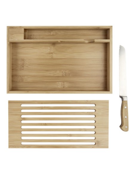 Tagliere in bambù con coltello Pao