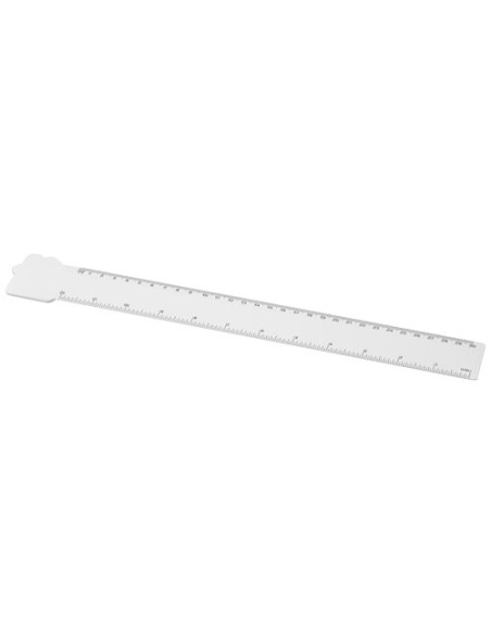 Righello da 30 cm in plastica riciclata a forma di casetta Tait