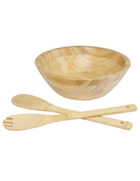 Ciotola e utensili Argulls in bambù per insalata