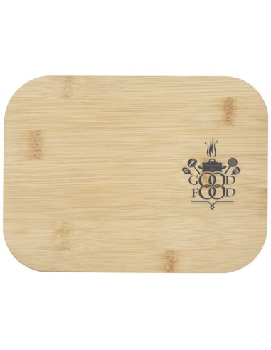 Contenitore per pranzo Roby di vetro con coperchio in bambù da 1000 ml