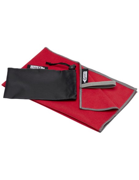 Asciugamano ultraleggero ad asciugatura rapida certificato GRS 30 x 50 cm Pieter