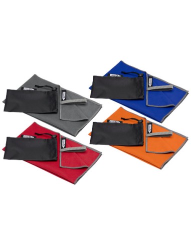 Asciugamano ultraleggero ad asciugatura rapida certificato GRS 30 x 50 cm Pieter