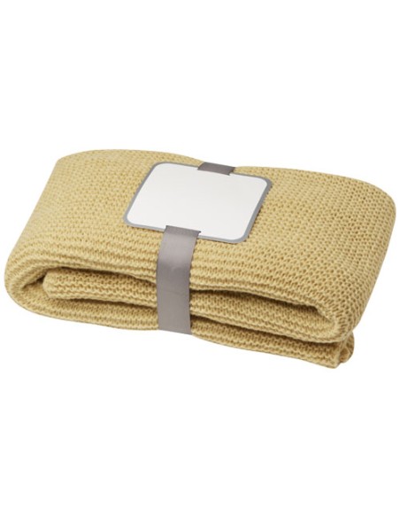 Coperta lavorata maglia di poliestere GRS da 150 x 120 cm Suzy