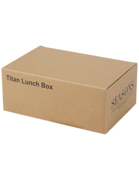 Portavivande in acciaio inossidabile riciclato Titan da 750 ml