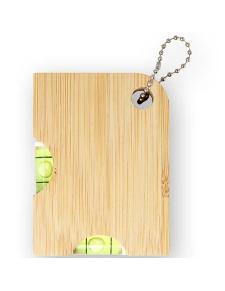 Apribottiglie in bambù con livella Levo 