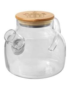 Teiera con colino e coperchio in bambù Zen