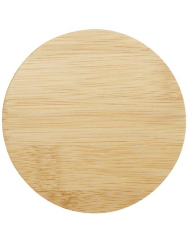 Tazza in vetro da 350 ml con coperchio in bambù Leona