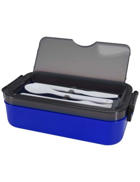 Portavivande con set di posate Snappy da 1000 ml