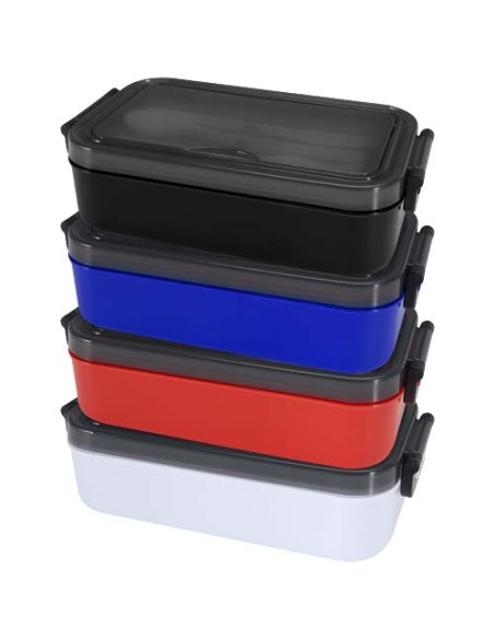 Portavivande con set di posate Snappy da 1000 ml