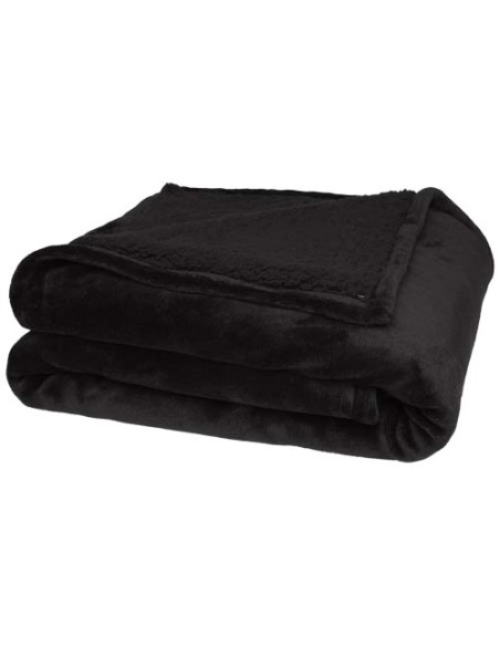 Coperta in sherpa riciclato certificato GRS Ashen 