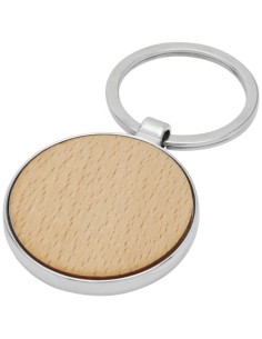 Portachiavi rotondo Moreno in legno di faggio
