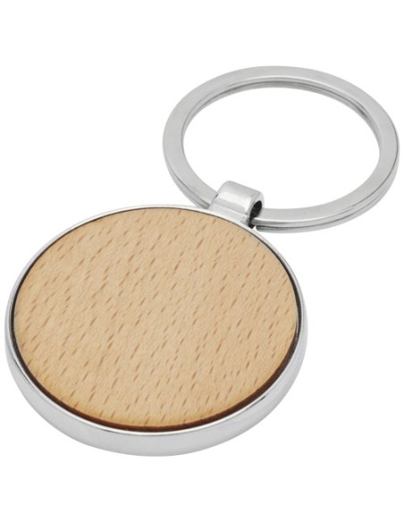 Portachiavi rotondo Moreno in legno di faggio