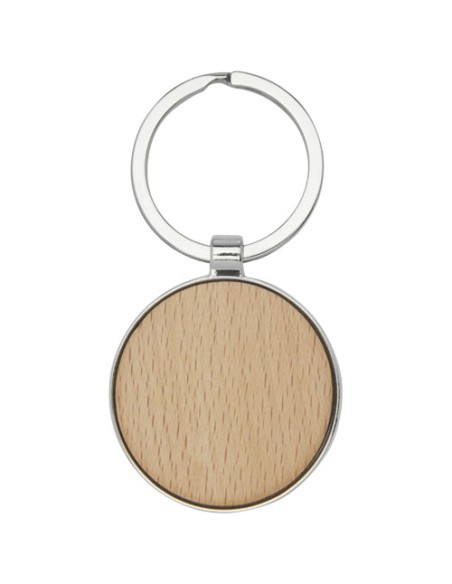Portachiavi rotondo Moreno in legno di faggio