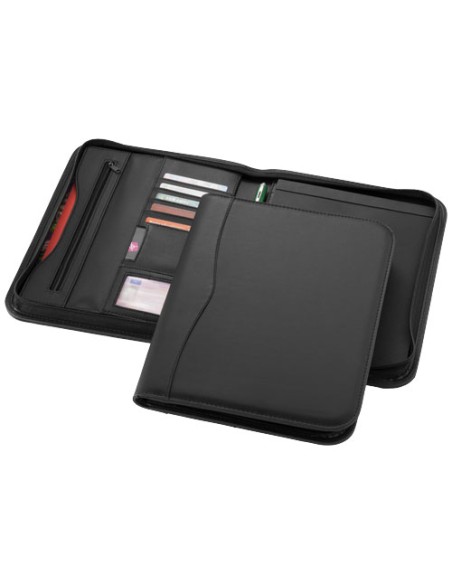 Portadocumenti A4 con cerniera Ebony