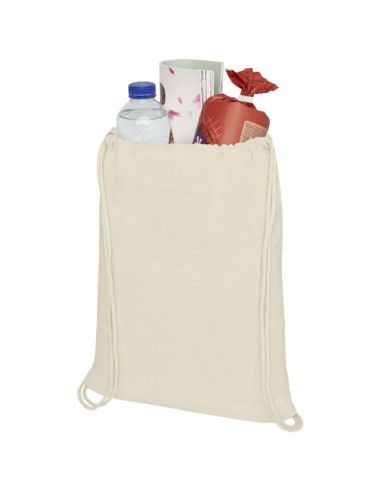 Sacca in cotone 100 g/m² con coulisse Oregon - 5L