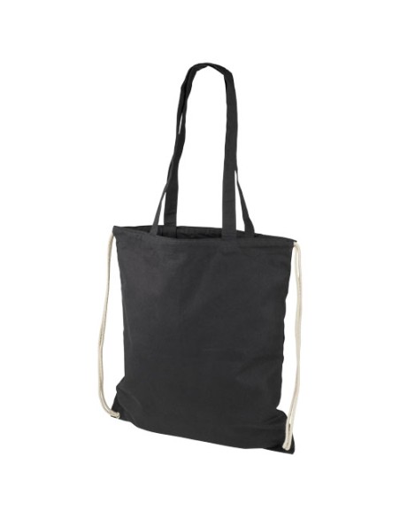 Zaino con cordoncino Eliza in cotone da 240 g/m² - 6L