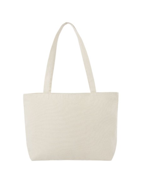 Shopper in cotone 320 g/m² con zip Ningbo - 15L
