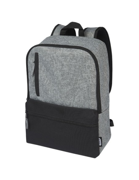 Zaino bicolore per portatile da 15" in materiale riciclato certificato GRS Reclaim 14L