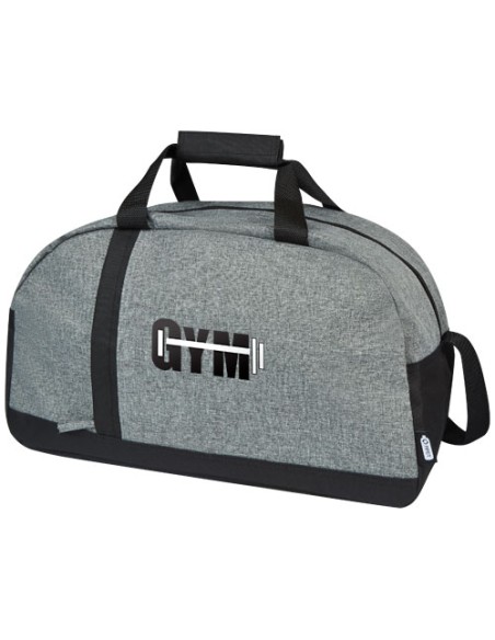 Borsone sportivo bicolore in materiale riciclato certificato GRS Reclaim 21L