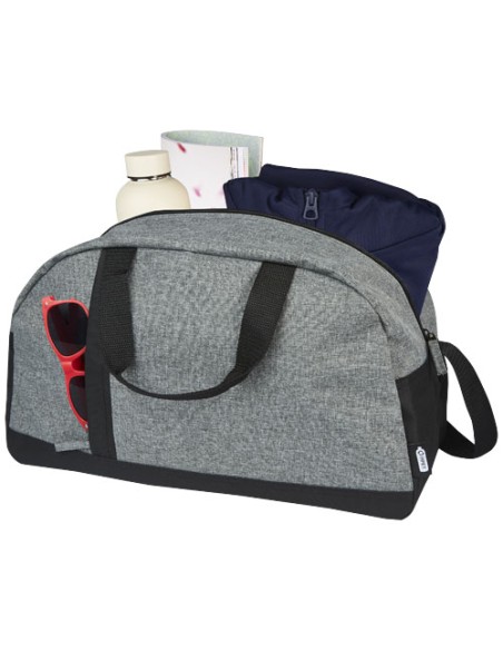 Borsone sportivo bicolore in materiale riciclato certificato GRS Reclaim 21L