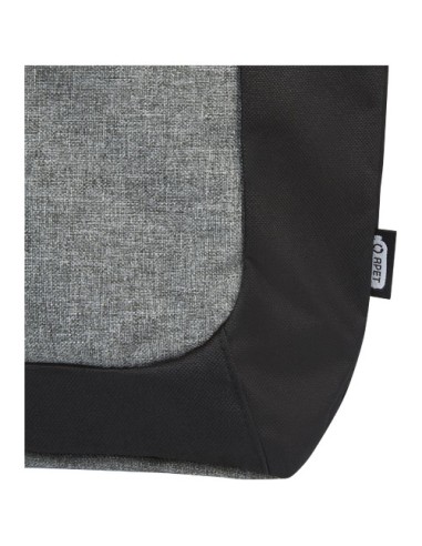 Tote bag bicolore con zip in materiale riciclato certificato GRS Reclaim 15L