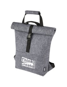 Borsa per bicicletta con chiusura arrotolabile in feltro riciclato GRS Felta - 13L