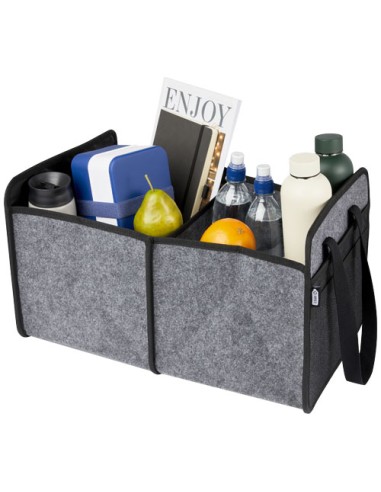 Organizer pieghevole per auto in feltro riciclato certificato GRS Felta