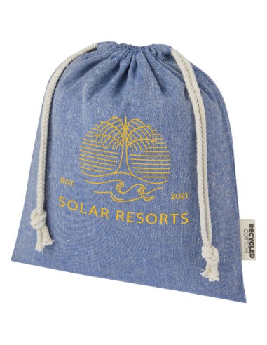 Sacchetto per confezione regalo medio in cotone riciclato 150 g/m² certificato GRS Pheebs - 1,5L