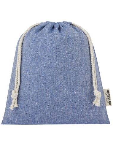 Sacchetto per confezione regalo medio in cotone riciclato 150 g/m² certificato GRS Pheebs - 1,5L