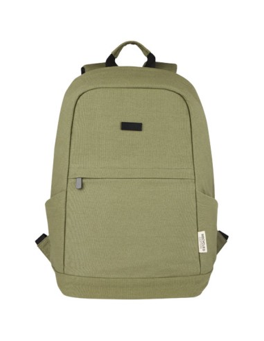 Zaino antifurto per portatile da 15,6" in canvas riciclato certificato GRS Joey - 18L