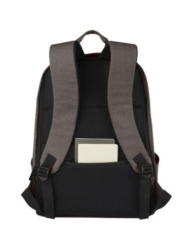 Zaino antifurto per portatile da 15,6" in canvas riciclato certificato GRS Joey - 18L
