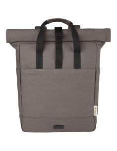 Zaino rolltop per portatile da 15" in canvas riciclato certificato GRS Joey - 15L