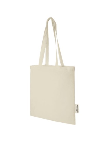 Tote bag in cotone riciclato GRS da 140 g/m2 Madras - 7L