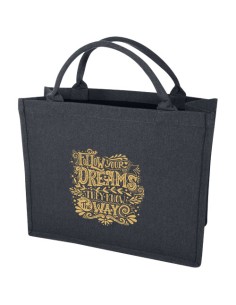 Tote bag per libri in materiale riciclato da 500 g/m² Trace Aware™