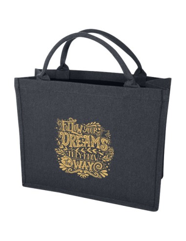 Tote bag per libri in materiale riciclato da 500 g/m² Trace Aware™