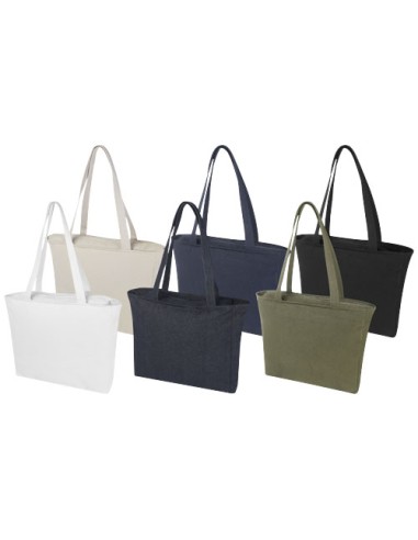Tote bag in materiale riciclato da 500 g/m² Trace Weekender Aware™