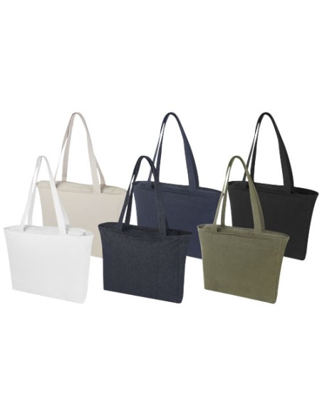 Tote bag in materiale riciclato da 500 g/m² Trace Weekender Aware™
