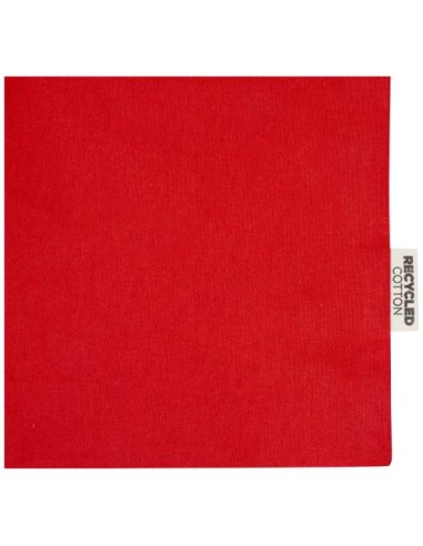 Tote bag a soffietto in cotone riciclato certificato GRS da 140 g/m² Madras - 12L