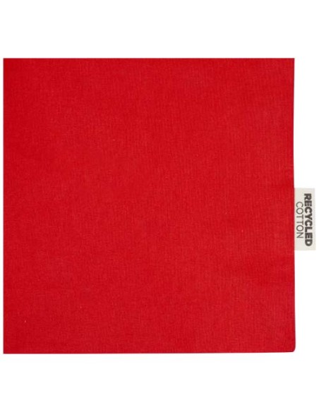 Tote bag a soffietto in cotone riciclato certificato GRS da 140 g/m² Madras - 12L