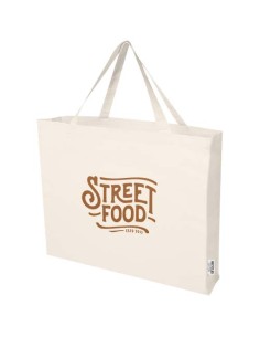 Tote bag in cotone riciclato certificato GRS da 220 g/m² Odessa 40L