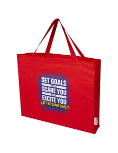 Tote bag in cotone riciclato certificato GRS da 220 g/m² Odessa 40L