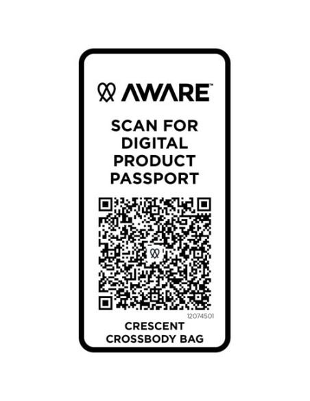 Borsa a tracolla Aware™ in materiale riciclato da 500 g/m² Crescent