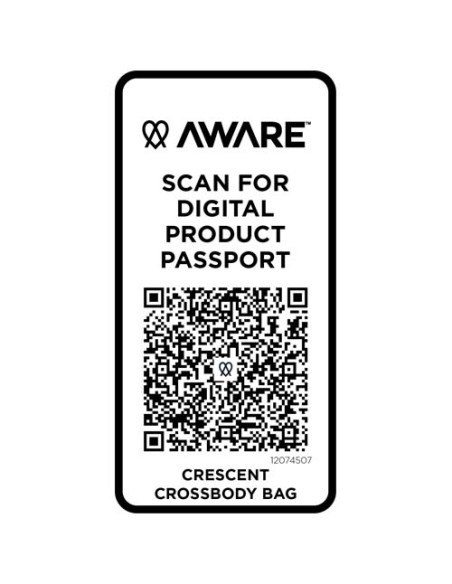 Borsa a tracolla Aware™ in materiale riciclato da 500 g/m² Crescent